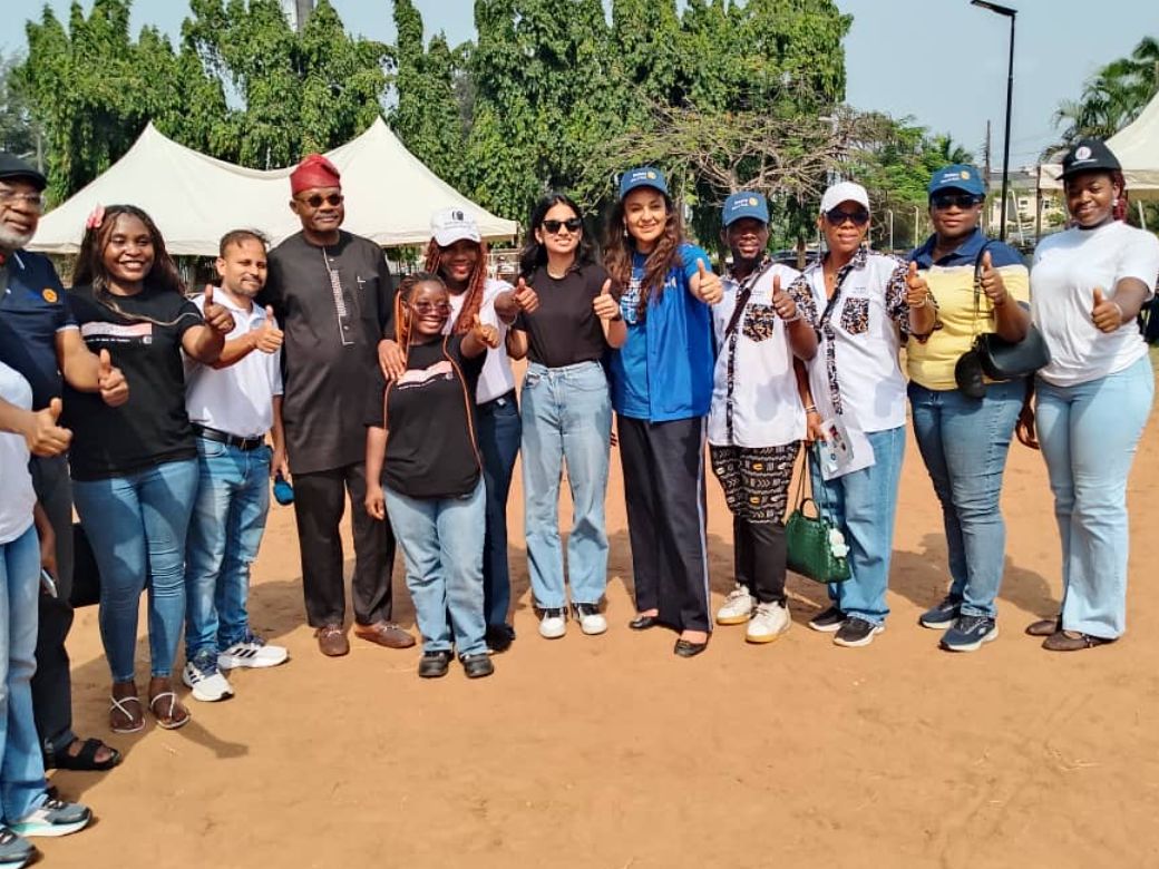 Volunteers and partners at the free eye screening camp